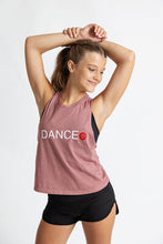 Load image into Gallery viewer, Front view of Mauve DANCE PERIOD Cropped Tank

